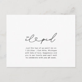 Emitimos la tarjeta postal del Boda de Moda cardía
