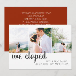 Emitimos tres Invitaciones fotográficas