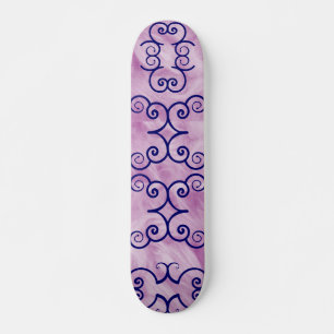 Emma Butterfly Scroll Designer Nombre Skateboard