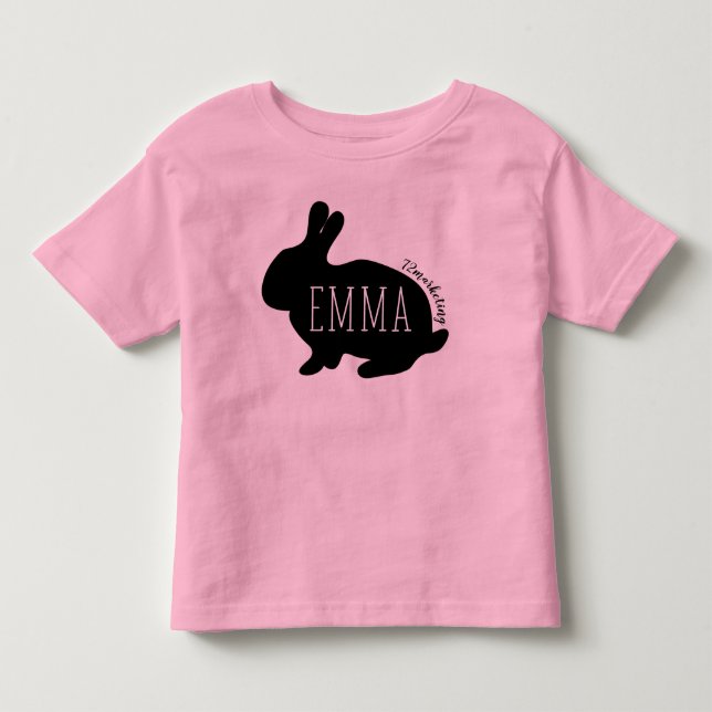 Emma Easter Bunny Babies Top Chicas Spring Pink (Anverso)