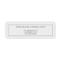 EMMA Etiquetas de direcciones de devolución Minima