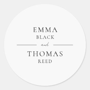 EMMA Sello para sobres Minimalista moderno