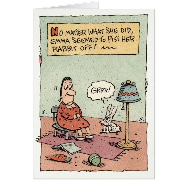 Emma y su conejo (Frente)