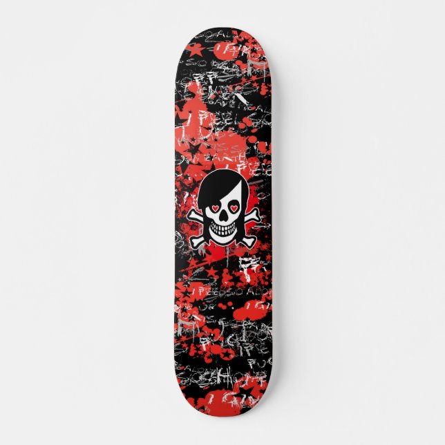 Emo Chica Skateboard (Anverso )