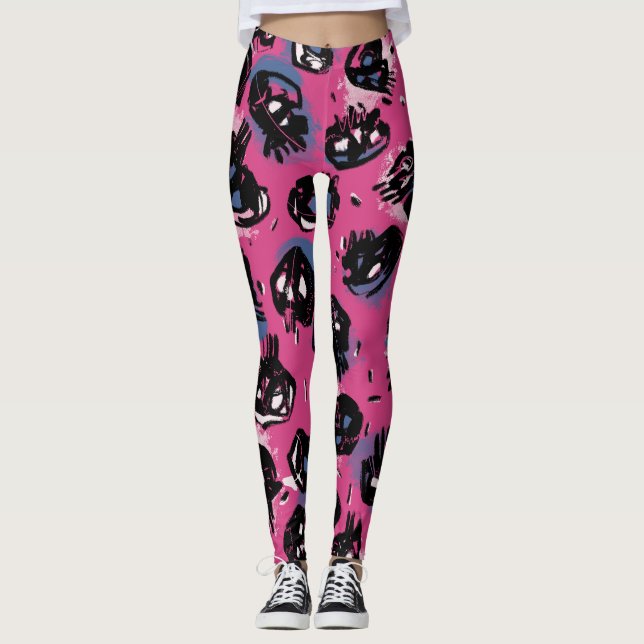emo skull Leggings (Anverso)