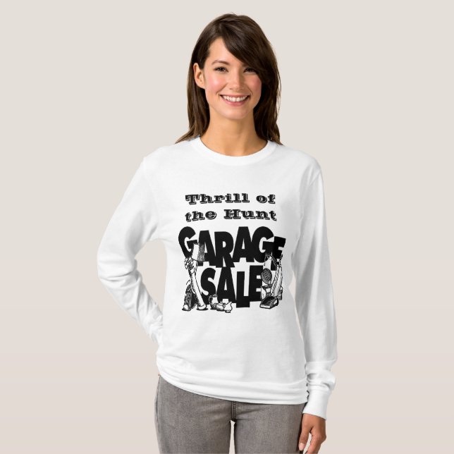 Emoción de la camiseta de la caza de garaje de las (Anverso completo)