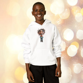 Emocionante adolescente Navidad Elf Boy's Hoodie