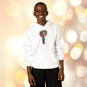 Emocionante adolescente Navidad Elf Boy's Hoodie