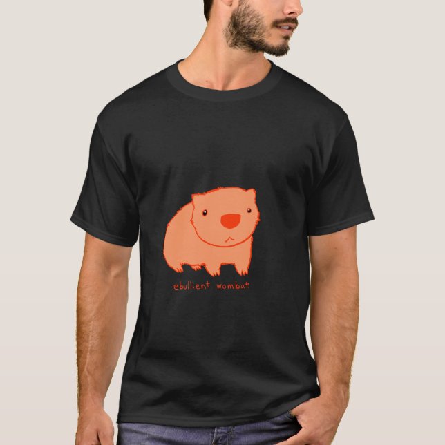 Emocionante camiseta de Wombat (Anverso)