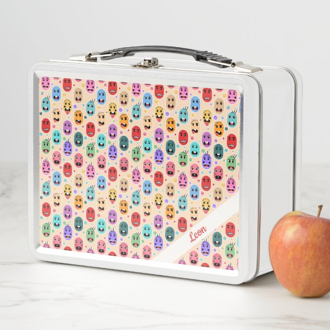 Emociones caras coloridas (In situ)