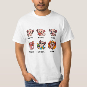 Emociones de arte de píxeles Colección de camiseta