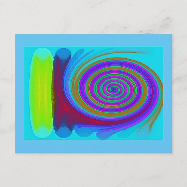 "Emociones mixtas" postal semibrillante (Anverso)