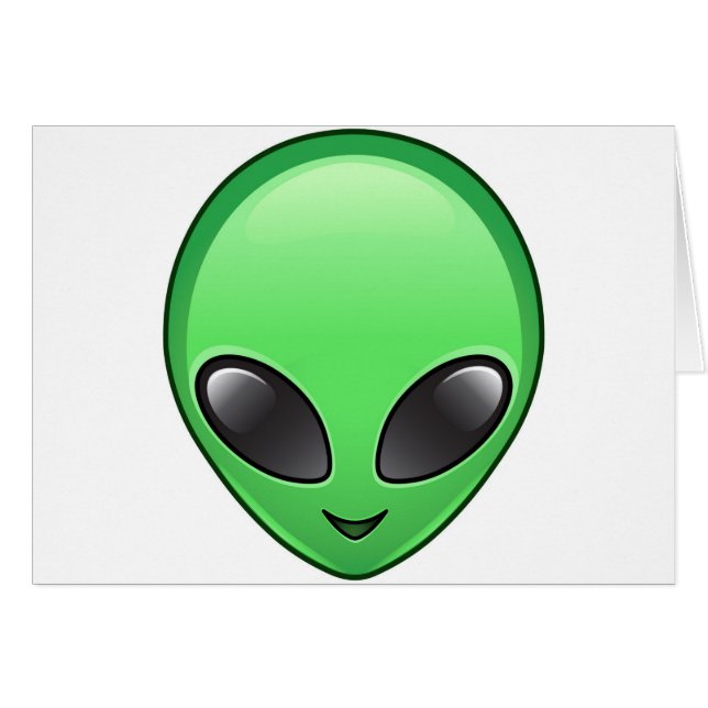 emoji alienígena (Anverso (Horizontal))