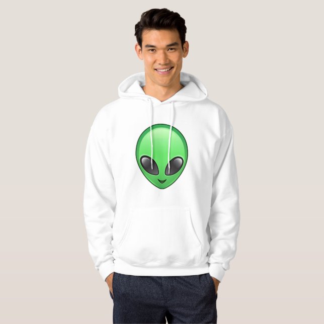 emoji alienígena significa sudadera capucha capuch (Anverso completo)