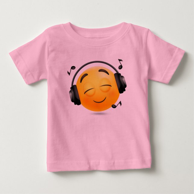 Emoji con faldón sonriente, Jersey Fino (Anverso)