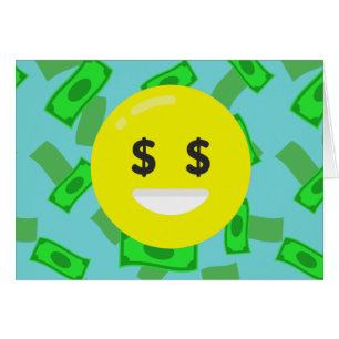 emoji con ojos de dinero