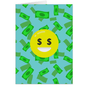 emoji con ojos de dinero