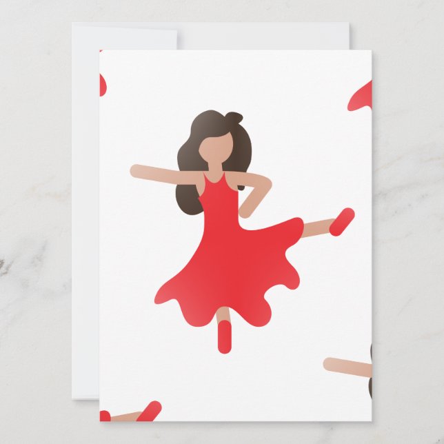 emoji de bailarín (Anverso)