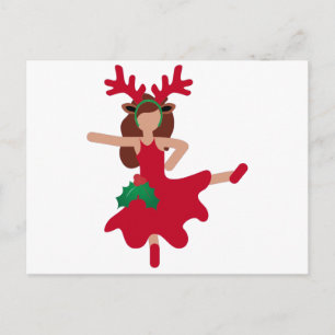 emoji de bailarina de flamenco de Navidad