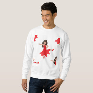 Emoji de bailarina mene sudadera