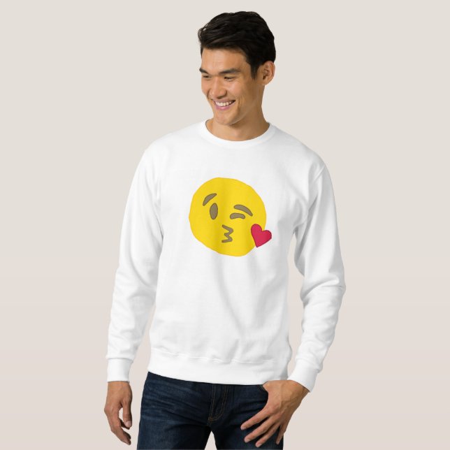 emoji de beso sudadera (Anverso completo)