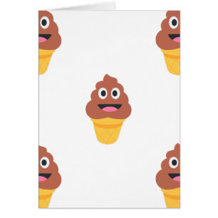 emoji de caca de helado