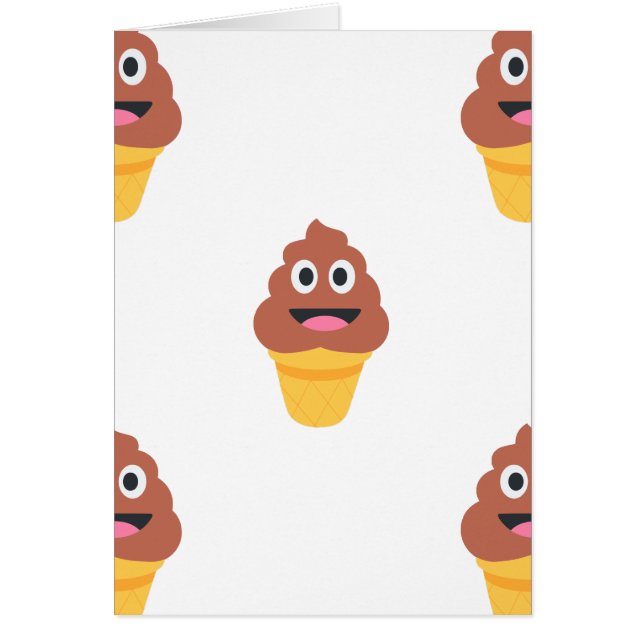 emoji de caca de helado (Frente)