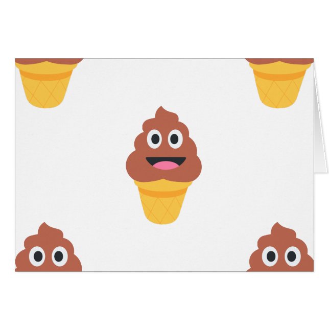 emoji de caca de helado (Anverso (Horizontal))