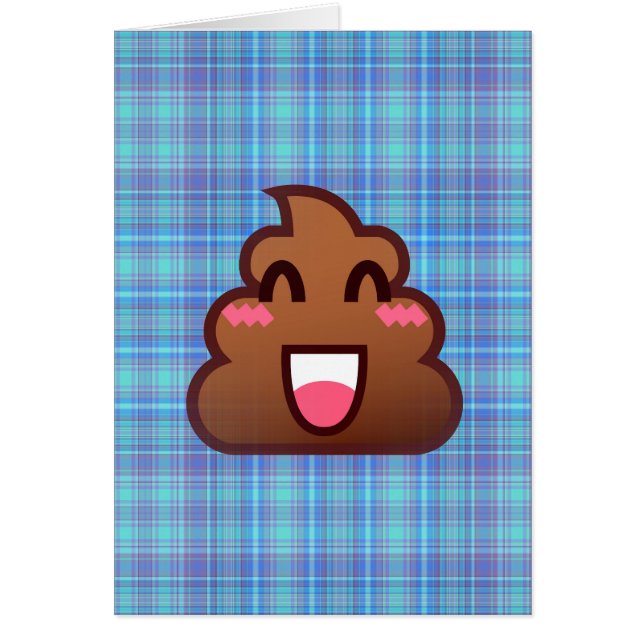 emoji de caca de plaid (Frente)