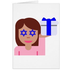 emoji de giro de pelo de chanukkah