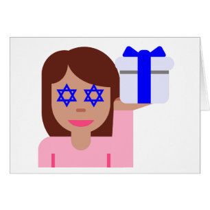 emoji de giro de pelo de chanukkah