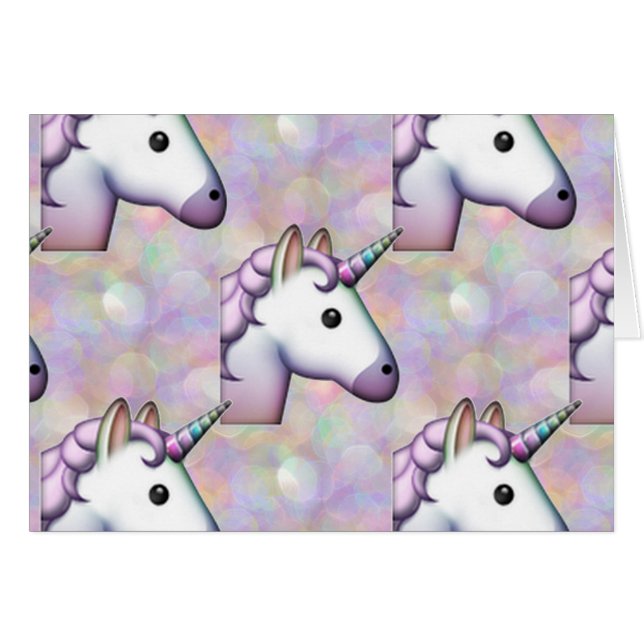emoji de holograma unicornio (Anverso (Horizontal))