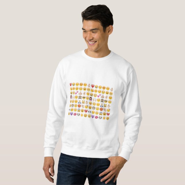 emoji de los hombres sudadera (Anverso completo)