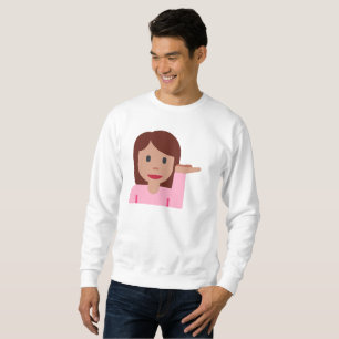 emoji de mujer mens sudadera