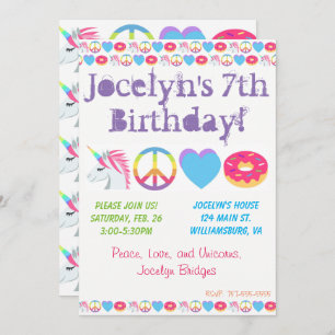 Emoji de Personalizable Invitación de cumpleaños