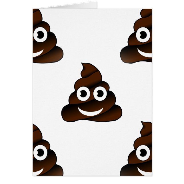 emoji de poop divertida (Frente)
