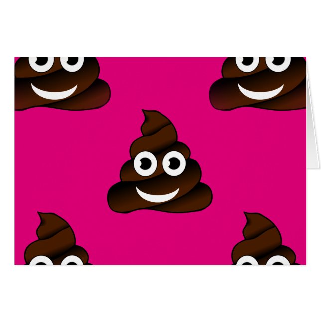 emoji de poop divertida (Anverso (Horizontal))