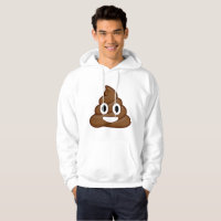 emoji de poop mens sudadera capucha capucha