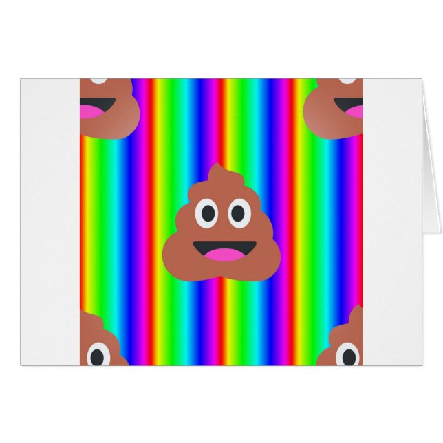 emoji de popó arco iris (Anverso (Horizontal))