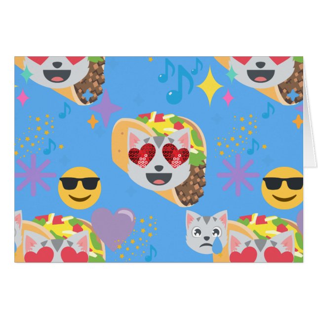 emoji de taco cat (Anverso (Horizontal))