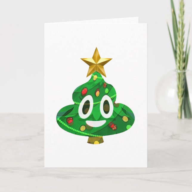 Emoji del impulso del árbol de navidad (Anverso)