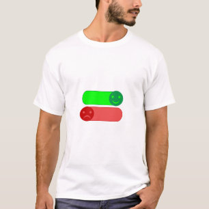 Emoji del interruptor de estado de ánimo camiseta 