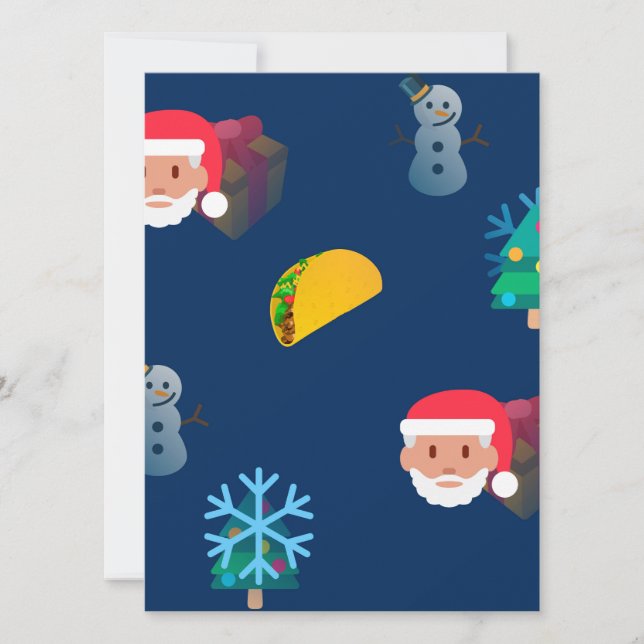 emoji del taco del navidad (Anverso)