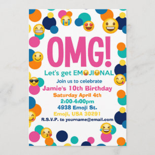 Emoji Invitación a cumpleaños