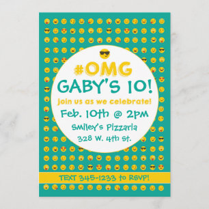 Emoji Invitación a cumpleaños
