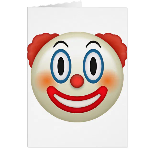 Emoji loca del payaso