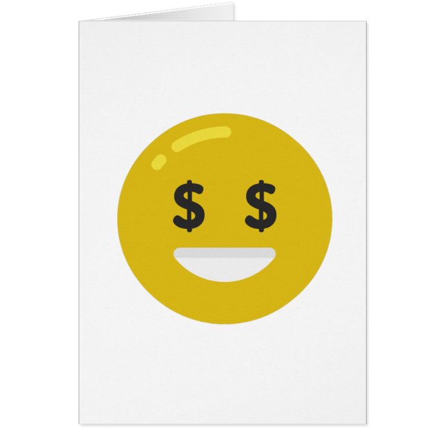 emoji ocular de dinero (Frente)
