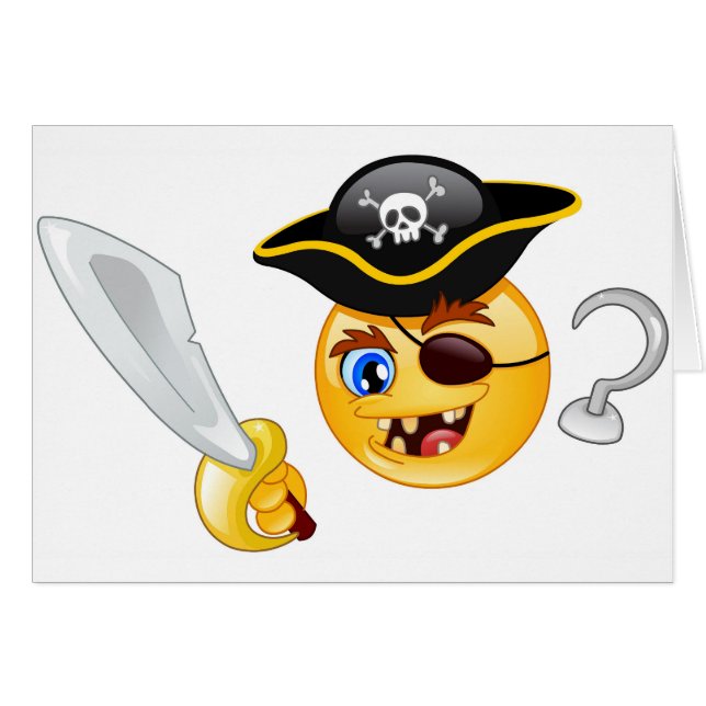 emoji pirata (Anverso (Horizontal))