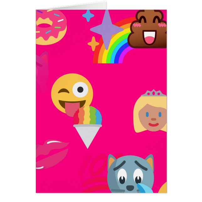 emoji rosa caliente (Frente)