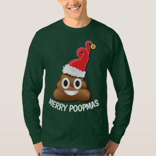 Emoji Santa Poop Navidades feos suéter